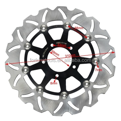 70 kg 5 buco di montaggio Motociclo in acciaio inossidabile rotore a disco galleggiante per Kawasaki KLV 1000 DL V-STROM 650 DL V-STROM 1000