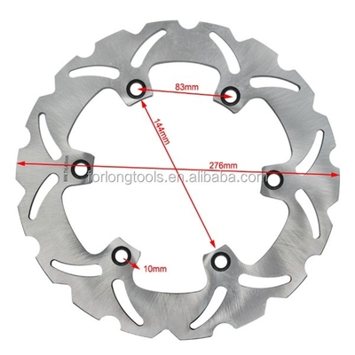 Scopo di sostituzione/riparazione Honda VFR Z 400 CBR F 600 Rotore del disco freno anteriore 276mm Dimensione con 6 fori di montaggio in posizione anteriore