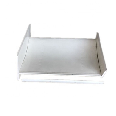23.75&quot; larghezza universale 36 pollici di vernice bianca Sprint Car Nose Wing per l'esperienza di corsa definitiva