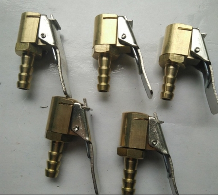 In magazzino 6MM 8MM Pneumatici auto Pneumatici a ruote Air Chuck Inflator Pump Valve Clip Connector per veicoli universali pronti per la spedizione