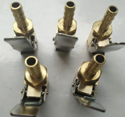In magazzino 6MM 8MM Pneumatici auto Pneumatici a ruote Air Chuck Inflator Pump Valve Clip Connector per veicoli universali pronti per la spedizione