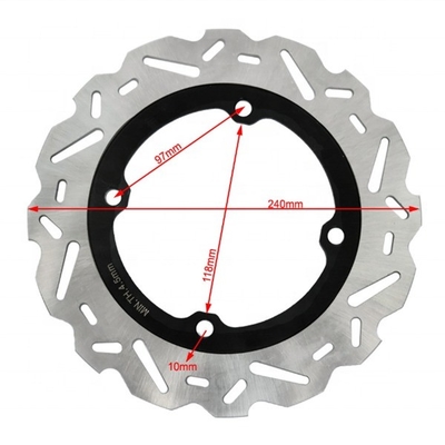 Posizione posteriore Rotore a freno a disco fisso da 240 mm per Honda Racing Bike CB F 500 CB X 500 CBR R 500 Frenata liscia e silenziosa