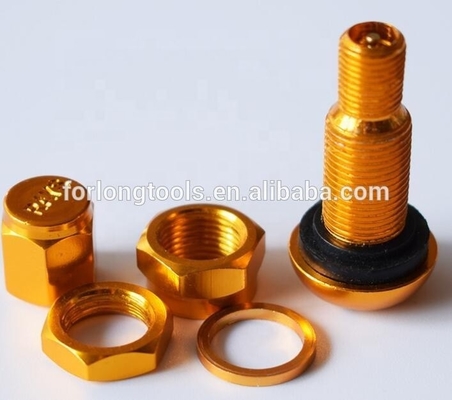 Fittamento universale ALUMINIUM pneumatici senza tubi pneumatici Valve Stem con tappi di polvere e tappi da RAYS