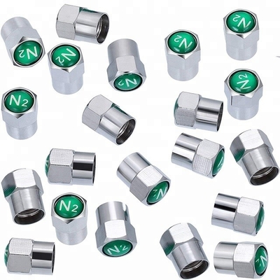 OE standard NO. Coperture di valvole per pneumatici in ottone metallico N2 Coperture di valvole antipolvere a prova di azoto per autovetture Scopo Sostituire/riparazione