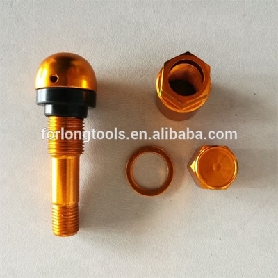 Anno universale TPMS TR525 Stagno di valvola senza tubo con tappo antipolvere in alluminio Monitoraggio migliore della pressione dei pneumatici