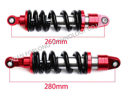Assorbente d'urto posteriore universale per moto di lega di alluminio 260 mm Distanza centrale Adatta a tutti i tipi di motociclisti