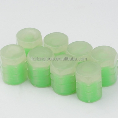 Sostituire/riparazione ABS Auto Wheel Dust Cap Auto Glow Tire Stem Air Valve Cover Light Autoluminescenza per il fine dell'anno universale