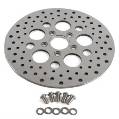 Rotore a disco freno anteriore in acciaio inossidabile di spessore fisso di 5,0 mm per Harley Davidson e design durevole