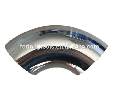 1.5mm Spessore acciaio inossidabile 304 90 gradi curva gomito tubo di scarico connessione saldatura rotonda 3 INCH/76MM resistente alla corrosione