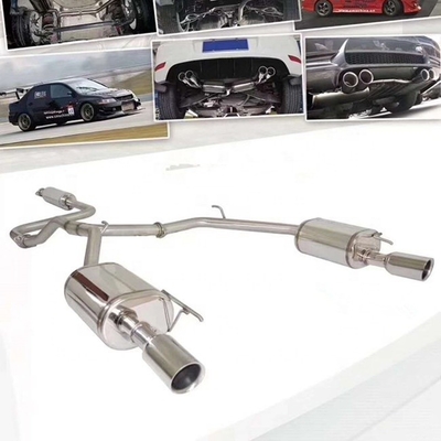 Acciaio inossidabile 304 per auto universale Chevrolet Cruze Sistema di scarico della parte media e posteriore con controllo valvola