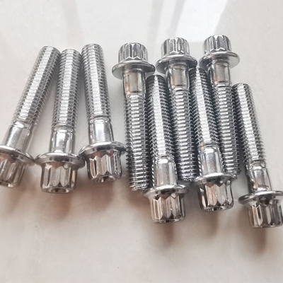 Compatibilità universale M7x32 Acciaio Cromo Placcato 12 Punti Cerniera con montatura universale e rivestimento cromo durevole