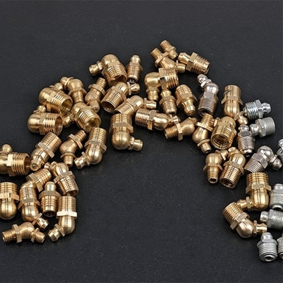 M8 M10 M6 5/16-24 1/4-19 1/4-28 Grease Zerk Nipple Fitting per applicazioni industriali
