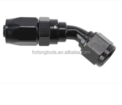 Funzionamento universale dell'alluminio AN4 AN6 AN8 AN10 Fittings girevoli con collegamenti ad angolo di 45 gradi
