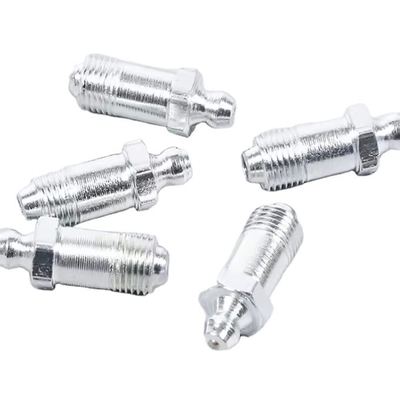 1/4&quot;-19 BSP Grease Nipple Cap Acciaio inossidabile Fitting diretto 90 gradi per attrezzature di trasporto Supporto personalizzato OEM