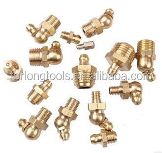 1/4&quot;-19 BSP Grease Nipple Cap Acciaio inossidabile Fitting diretto 90 gradi per attrezzature di trasporto Supporto personalizzato OEM