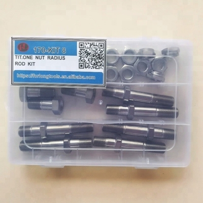 6AL-4V Lega di titanio GR5 Finish Bolt Kit per Sprint Car Race Bolt One Nut Stud Performance