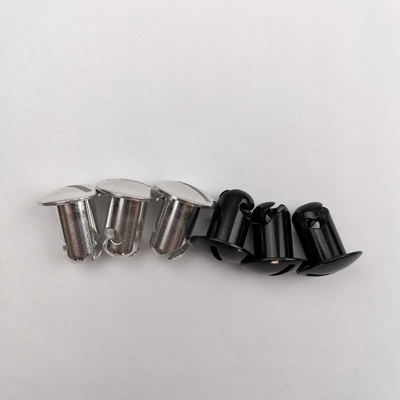 Buttoni universali in alluminio Dzus Dome - Nero 7/16 &quot;x.500&quot; per soluzioni e servizi personalizzati