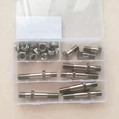 6AL-4V Lega di titanio GR5 Finish Bolt Kit per Sprint Car Race Bolt One Nut Stud Performance