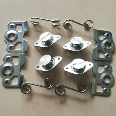 Fabbricazione su misura DZUS Fastener 7/16 di acciaio autoespulsibile con testa a fessura.500 presa con piastre di molla per la sostituzione / riparazione