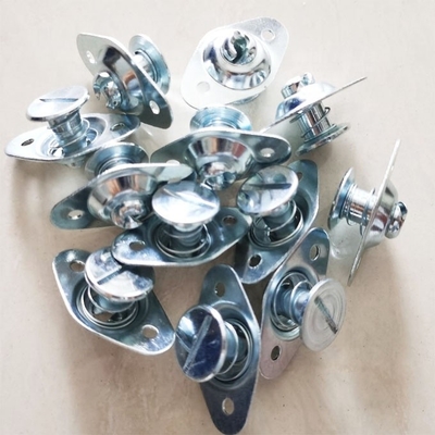 Fabbricazione su misura DZUS Fastener 7/16 di acciaio autoespulsibile con testa a fessura.500 presa con piastre di molla per la sostituzione / riparazione