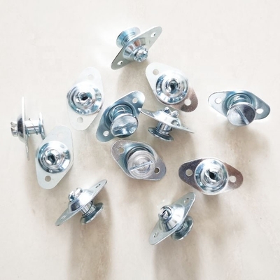 Fabbricazione su misura DZUS Fastener 7/16 di acciaio autoespulsibile con testa a fessura.500 presa con piastre di molla per la sostituzione / riparazione