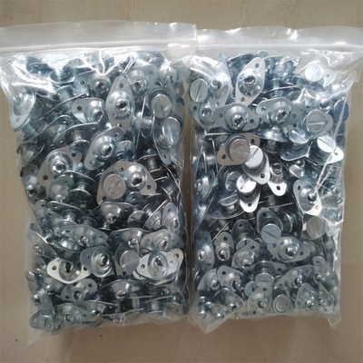 Fabbricazione su misura DZUS Fastener 7/16 di acciaio autoespulsibile con testa a fessura.500 presa con piastre di molla per la sostituzione / riparazione