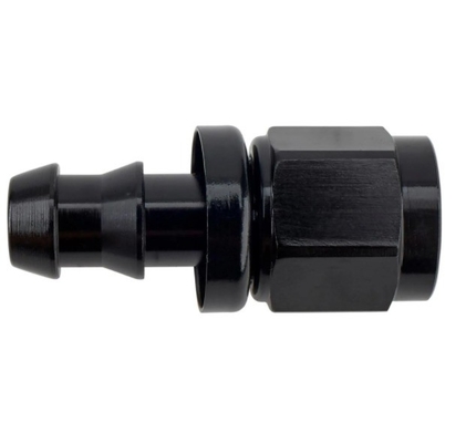 Supporto personalizzato Testa rotonda Codice nero di alluminio Push-On tubo di montaggio Kit AN6 9PCS Femminile connessione e durevole