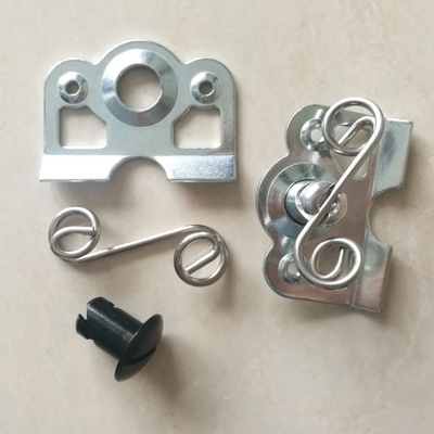 Acciaio universale a rotazione rapida Dzus Piastra posteriore 1 3/8 Brackets di montaggio di fissaggio Installazione senza problemi per tutti i modelli di auto