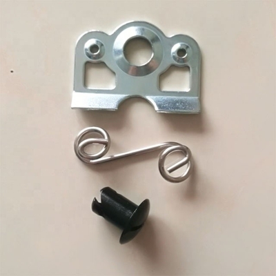 7/16&quot; di alluminio Black Buttons Quarter Turn Dzus Con 1-3/8&quot; di molla Piastra di sostegno di alluminio Universale Anno per la sostituzione / riparazione
