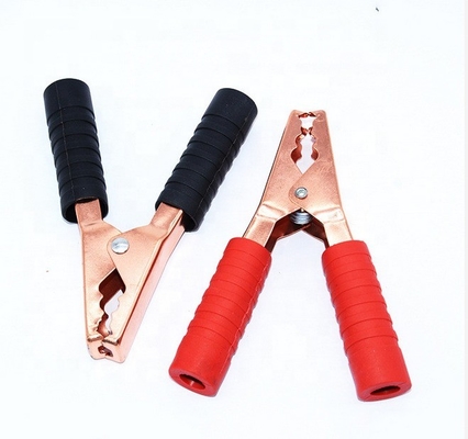 200A Sicurezza Pesante batteria in ottone per alligatore Chiusure Isolatore universale in PVC Clips alligatore forti per auto