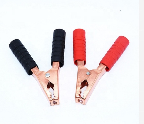 200A Sicurezza Pesante batteria in ottone per alligatore Chiusure Isolatore universale in PVC Clips alligatore forti per auto