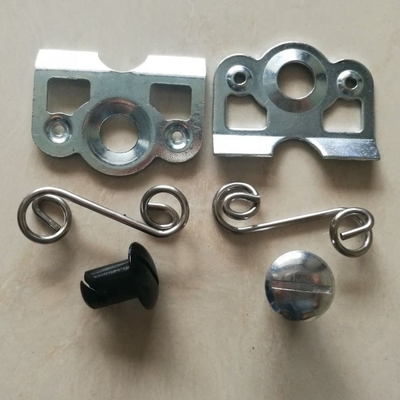 Buttone Dzus in alluminio universale da 7/16&quot; con molle in acciaio e piastre posteriori Opzione di sostituzione/riparazione superiore