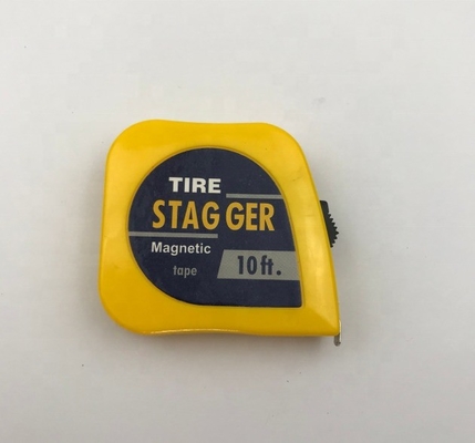 Acciaio giallo 3M 10 piedi Pneumatico Stagger Nastro misura con 1/4 pollice larghezza lama economica e pesante costruzione