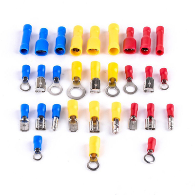480pcs terminali isolati connettore elettrico di crimp Butt Spade Ring Fork Terminal Set Kit con custodia per l'anno universale
