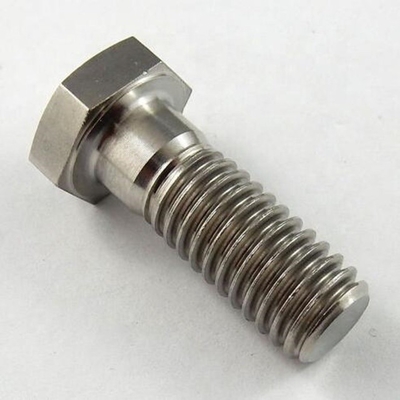 Sprint Car 5/16&quot;-24 x 1-1/2&quot; UNF Titanio Hex testa bullone DIN Standard in lega di titanio 6AL-4V con finitura naturale
