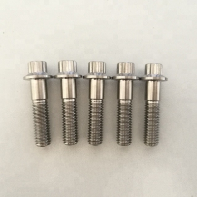 1.25 Noccioline M8 a flangia a pizzo in titanio di grado 6AL4V per applicazioni meccaniche standard DIN