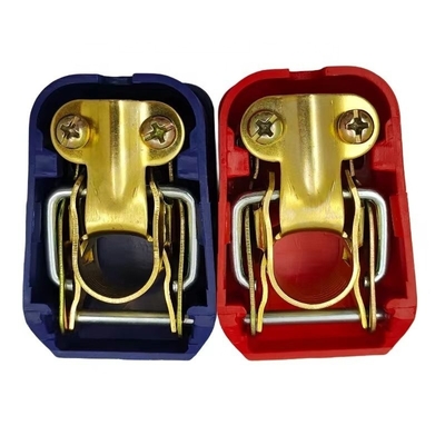 Clamping Down Copper-Zin Plated Battery Switch Terminal 4-6 AWG Gauge Input per Car Boat Steel e Messaggi