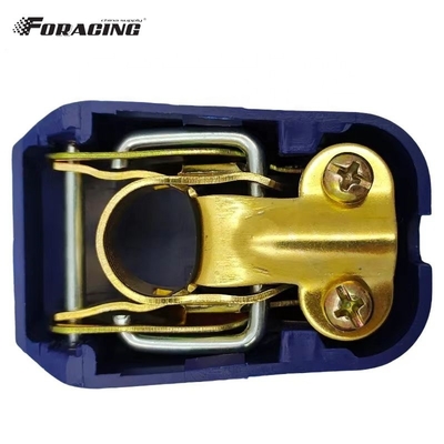 Clamping Down Copper-Zin Plated Battery Switch Terminal 4-6 AWG Gauge Input per Car Boat Steel e Messaggi