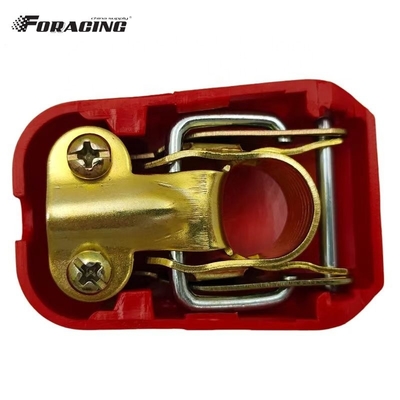 Clamping Down Copper-Zin Plated Battery Switch Terminal 4-6 AWG Gauge Input per Car Boat Steel e Messaggi