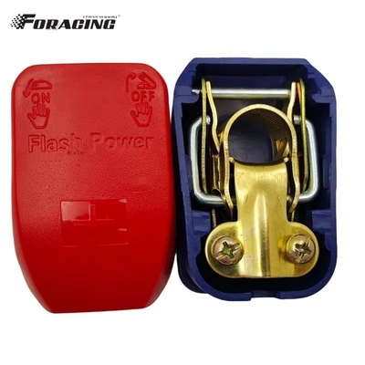 Clamping Down Copper-Zin Plated Battery Switch Terminal 4-6 AWG Gauge Input per Car Boat Steel e Messaggi