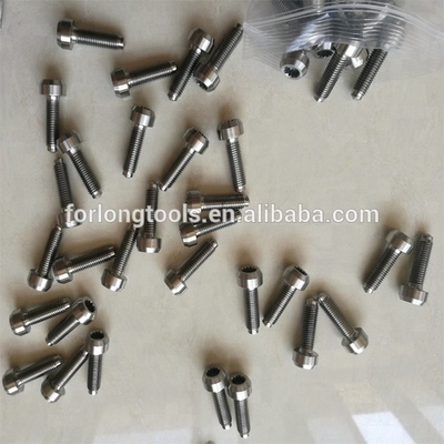 6AL-4V Lega di titanio M7*1.0 bulloni a bordo diviso per BBS Finitura naturale 24.5mm pronti per la spedizione