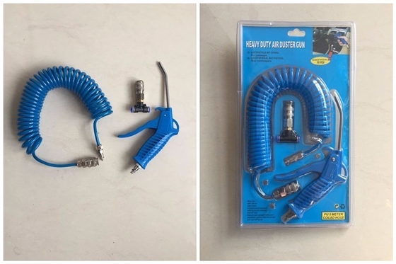 Supporto personalizzato ODM 5m Hose Pneumatic Cleaning Gun Set Polyurethane TPU Handle No-Load Speed N/M per la pulizia professionale