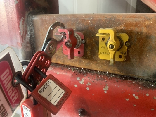 Acciaio OE NO. n/m Kit di leva di blocco per l'anno universale Commutatori di disconnessione master a bassa tensione Misura di sicurezza essenziale