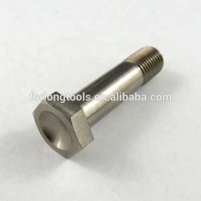 6AL-4V Lega di titanio Finitura naturale Titanio 3/8-24 x 1-1/2&quot; UNF HEX HEAD BOLT Short Thread Sprint Bolt DIN Standard