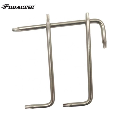 Chiave T8 L di tipo stellare per M3 M4 Socket Bike Pedal Key personalizzata e supporto OEM naturale