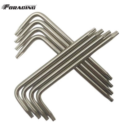 Chiave T8 L di tipo stellare per M3 M4 Socket Bike Pedal Key personalizzata e supporto OEM naturale