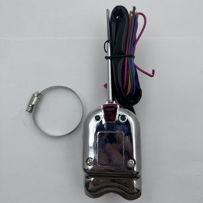Standard OE NO. Interruttore di segnale di rotazione in cromo con lampadina per Vintage Hot Rod Rat Rod Anno universale