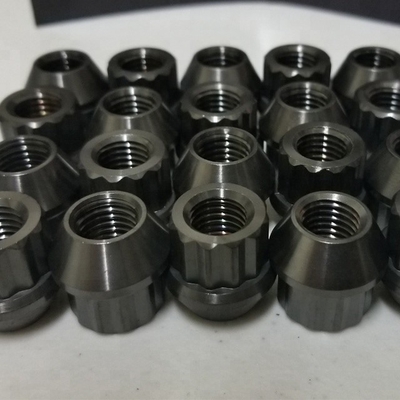 DIN Standard Plain Finish Titanium Flange Nuts per il componente di fissaggio delle ruote a filo 1/2-20