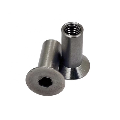 Universal Sport Bike Pedal in acciaio inossidabile Contro-sink Sleeve Nut M4 Perfetto per le richieste di sostituzione / riparazione
