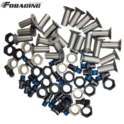 Universal Sport Bike Pedal in acciaio inossidabile Contro-sink Sleeve Nut M4 Perfetto per le richieste di sostituzione / riparazione